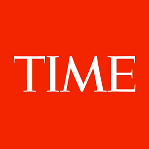 Time magazine logo – featuring Dr. Rebecca Portnoff for her groundbreaking work in artificial intelligence and online child protection