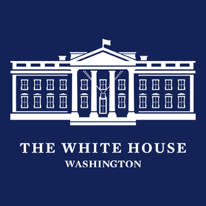 White House logo on dark blue background – representing the U.S. federal government and executive branch